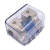 1PC in-Line Fuse Holder Upto 2GA/8GA Stereo/Audio/Car/RV/Boat AFS Fuse 30A-100A Zinc Alloy Nickel Plating Sound Insurance (Color : 90A) view 4