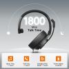 EKSA Bluetooth Trucker Headset, Wireless Headset with Environmental Noise Cancelling Microphone & USB Dongle, 99ft Long Range, Volume Control, Single Ear Trucker Headphone, Works with PC/Mac/Phone view 4