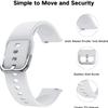 E ECSEM Bands Compatible for FITNIV IW1 Replacement Wristbands, Colourful Silicone Bracelet Quick Release Strap Arm Bands for FITNIV IW1 Smart Watch, Soft and Durable view 2