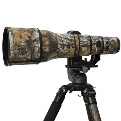 Rolanpro Waterproof Lens Camouflage Cover for Nikon NIKKOR Z 400mm F/2.8 TC VR S - Camouflage Rain Cover Lens Protective Sleeve Easy Installation #27