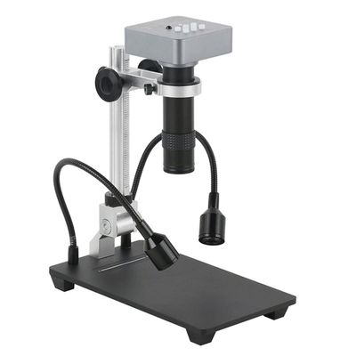 VAKUUM Lab Microscope Slides Zoom 130XC-Mount Lens Microscope Stand 1080P Video Microscope Camera Microscope Parts (Color : 48MP HDMI USB)
