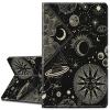 EDGFRTOIO for Kindle Paperwhite 11th Generation Case 6.8" Signature Edition E-Reader 2021, Premium PU Leather Folio Case Slim Shell Folding Stand Cover, Auto Sleep/Wake, Moon Phases view 1