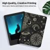 EDGFRTOIO for Kindle Paperwhite 11th Generation Case 6.8" Signature Edition E-Reader 2021, Premium PU Leather Folio Case Slim Shell Folding Stand Cover, Auto Sleep/Wake, Moon Phases view 3