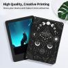 EDGFRTOIO for Kindle Paperwhite 11th Generation Case 6.8" Signature Edition E-Reader 2021, Premium PU Leather Folio Case Slim Shell Folding Stand Cover, Auto Sleep/Wake, Astrology Moth Moon Phase view 3