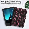 EDGFRTOIO for Kindle Paperwhite 11th Generation Case 6.8" Signature Edition E-Reader 2021, Premium PU Leather Folio Case Slim Shell Folding Stand Cover, Auto Sleep/Wake, Pastel Goth Skull Witch view 3