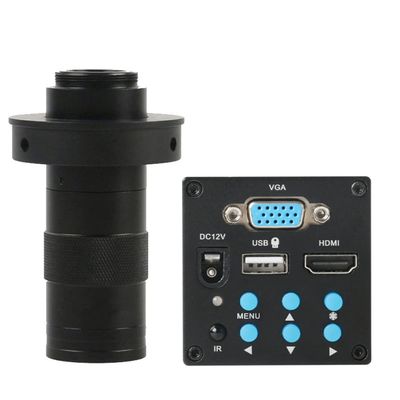 VAKUUM Lab Microscope Slides Industrial Digital 1080P Video Microscope Camera Microscope Parts (Color : with 130x Lens D)