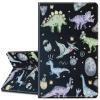 EDGFRTOIO for Kindle Paperwhite 11th Generation Case 6.8" Signature Edition E-Reader 2021, Premium PU Leather Folio Case Slim Shell Folding Stand Cover, Auto Sleep/Wake, Cute Space Dinosaur view 1