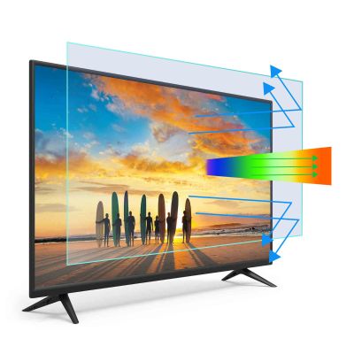 AIZYR 65" TV Anti Blue Light Monitor Screen Protector Panel Indoor & Outdoor Anti UV Frosted Film Anti Glare Film, Relieve Eye Strain to Help You Sleep Better(W1429 X H804mm)