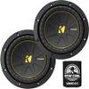KICKER Subwoofer Package of 2 Items: 8" CompC Subwoofers DVC 4-ohm (Pair) - 2X 50CWCD84 Subs view 1