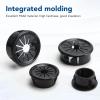 100PCS Cable Grommets, Petal Shaped Cable Grommets, PA66 Material Wire Hole Covers Cable Management Wire Organizer for Desk, Computer Desk, Office, Home(RSB-30) view 4