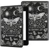 EDGFRTOIO for Kindle Paperwhite 11th Generation Case 6.8" Signature Edition E-Reader 2021, Premium PU Leather Folio Case Slim Shell Folding Stand Cover, Auto Sleep/Wake, Death Moth Spirit Board view 2