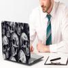 AMCJJ Compatible with MacBook 12 Inch Case 2017 2016 2015 Release A1534 with Retina, Plastic Hard Shell Case + Keyboard Cover + Screen Protector - Skulls view 2