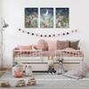 Woodland Nursery Wall Art for Kids Room Deer Fox Bear Moon Star Netural Baby Room Artwork for Boys Girls Forest Mountain Wall Art Nature Animals Adventure Nursery Decor Prints Set of 3 12x16 Inch view 3