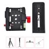 P200 Quick Release QR Clamp Base Plate for 500 AH 701 503 HDV 577, Aluminium Alloy Quick Release Clamp Adapter Quick Release Plate, Used with Tripod, Slide Rail, Stabilizer view 3