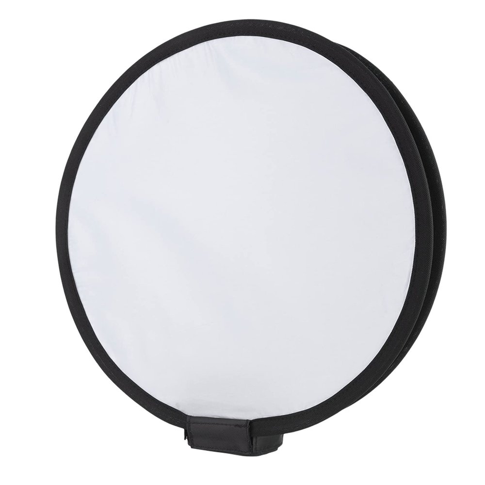Portable Round Diffuser, 40CM Collapsible Softbox Diffuser, Softbox Diffuser for Camera Flash Light Eliminate Harsh Light