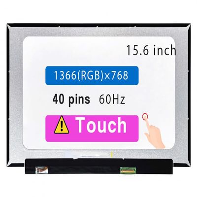 WARWOLFTEAM LCD New Screen Replacement for HP 15-DW2048NR HD 1366 * 768 40 Pins Touch Display Panel