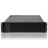 RackChoice MicroATX/Mini-ITX 2U Rackmount Server Chassis max 9x3.5 Bay / USB3.0 with 2.0 Adapter Support ATX PSU Either top or Side Cooling Depth 17.7" Black view 2