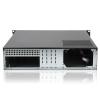 RackChoice MicroATX/Mini-ITX 2U Rackmount Server Chassis max 9x3.5 Bay / USB3.0 with 2.0 Adapter Support ATX PSU Either top or Side Cooling Depth 17.7" Black view 4