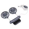 Airshi Screen Clip On Fan, 6.6ft USB Cable Monitor Fan 2 Heads 3 Speed Modes Easy Operation for Travel (Blue) view 2