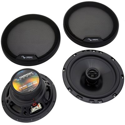 Harmony Audio R65 Compatible with Honda Civic 2017-2020 Speaker Replacement Front and Rear Car Audio Kit Bundle with Harness