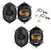 Harmony Audio R68 Compatible with Ford Ranger 1993-1994 Speaker Replacement Front and Rear Car Audio Kit Bundle with Harness view 1