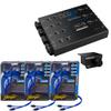 AudioControl LC7iPRO Six-Channel Line Output Converter with Accubass, Seamless Integration with Compact Design, ACR-1 Dash Remote Included, Three (3) 3-Foot 2-Channel 6000 Series Audiophile Grade RCA view 1