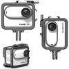 Coyktonty Metal Cage/Metal Protective Frame for Insta360 GO 3/GO 3S,Attachable microphone, fill-in light view 1