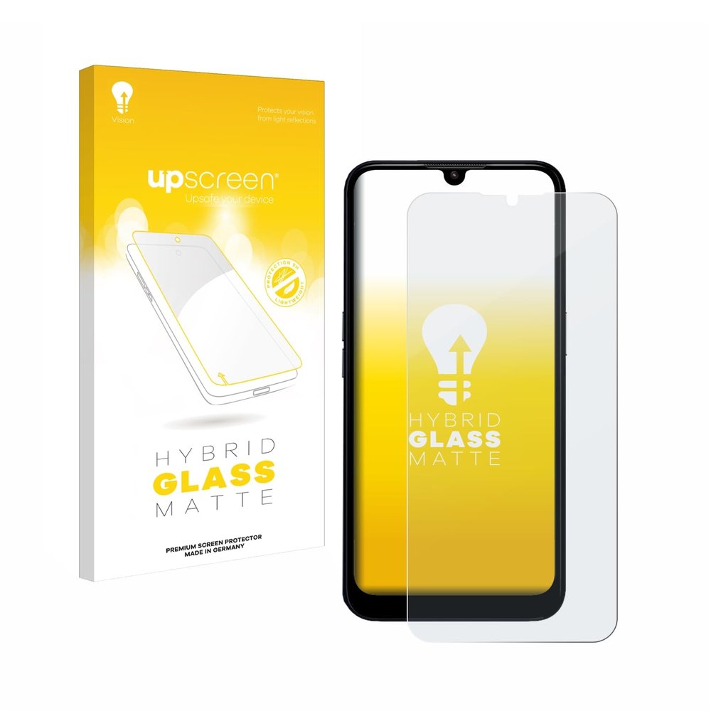 upscreen Matte Screen Protector Glass Film compatible with Doro 8200 - Anti-Glare, Anti-Fingerprint, 9H Glass Protection