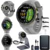 Garmin Approach S70 Golf Smartwatch | AMOLED Display | Shot Execution/Putt Alignment | Golfing System with Approach CT10 Starter Kit, Club Tracking System (3 Sensors) and Signature Stand Power Bundle view 1
