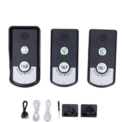 Intercoms Wireless for Home, 1500 Meters 2 Charging Methods Wireless Intercom System Long Range Wireless Doorbell Intercom Doorbell Intercomunicador for Home Security Intercom