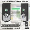 Intercoms Wireless for Home, 1500 Meters 2 Charging Methods Wireless Intercom System Long Range Wireless Doorbell Intercom Doorbell Intercomunicador for Home Security Intercom view 2