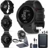 Garmin Approach S12 Golf Watch | Preloaded with 42k CourseView Maps | Scorekeeping w/Garmin Golf App with Approach CT10 Full Kit, Club Tracking System (14 Sensors) and Signature Stand Power Bundle view 1