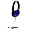 HamiltonBuhl Primo Stereo Headphones 10Pack  Blue | NoiseReducing Ear Cups, ChewResistant DuraCord, Washable Leatherette Cushions, 3.5mm SlimBarrel Plug  Classroom Student Headphones view 2