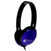 HamiltonBuhl Primo Stereo Headphones 10Pack  Blue | NoiseReducing Ear Cups, ChewResistant DuraCord, Washable Leatherette Cushions, 3.5mm SlimBarrel Plug  Classroom Student Headphones view 3