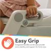 Nuby Step Ladder Toddler Potty Seat for Toilet - All-in-One Kids Potty Training Toilet Seat with Ladder for Toddlers 18+ Months - Grey view 3
