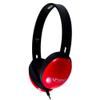 HamiltonBuhl Primo Stereo Headphones 10Pack  Red | NoiseReducing Ear Cups, ChewResistant DuraCord, Washable Leatherette Cushions, 3.5mm SlimBarrel Plug  Classroom Student Headphones view 3