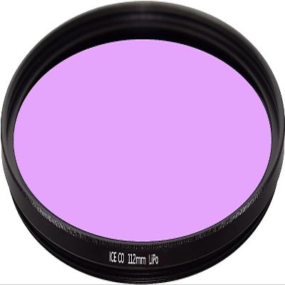 ICE CO 112mm Slim MC LiPo Filter Didymium Broadband Light Pollution Reduction for Night Sky/Star