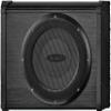 Jensen JMPSW800 8 Inch Marine Amplified Subwoofer, 200 Watt Powered Speaker, Water Resistant, Slim Design, Aluminum Enclosure, Adjustable Gain, Crossover, Vertical Horizontal Mount view 1
