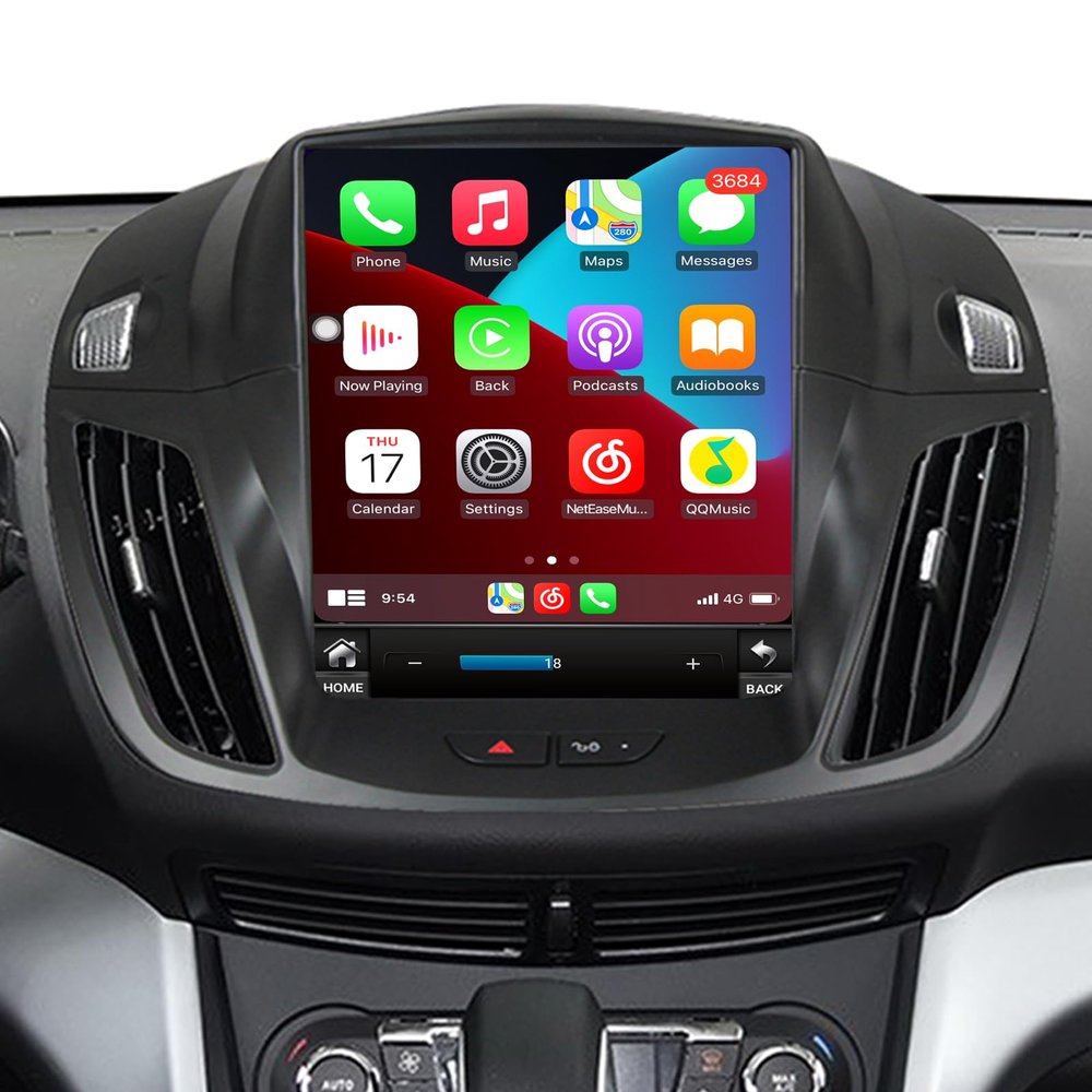 Car Radio Stereo Head Unit for Ford Kuga Escape 2013-2015, 9.7 inch Android 11 Built-in Wireless Carplay Android Auto GPS Navigation DSP WiFi IPS Touchscreen