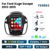 Car Radio Stereo Head Unit for Ford Kuga Escape 2013-2015, 9.7 inch Android 11 Built-in Wireless Carplay Android Auto GPS Navigation DSP WiFi IPS Touchscreen view 2