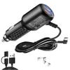 USB C Dash Cam Charger,Dual Port USB Vehicle Fast Charging Cord 11.5FT view 1