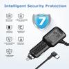 USB C Dash Cam Charger,Dual Port USB Vehicle Fast Charging Cord 11.5FT view 4