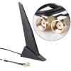 TECKEEN Dual Band WiFi Antenna for Asus Z390 Z490 X570 Motherboard 2T2R, 2.4G/5G WiFi6e Antenna with Extension Cable, Magnetic on The Back view 4