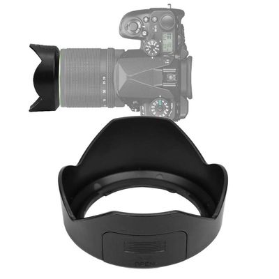 Tulip Flower Lens Hood for PENTAX SMC DA 18-55MM F3.5-5.6AL WR 52mm Lens, PH RBC Camera Mount Lens Hood, Avoid Glare, Plastic Lens Hood Replacement