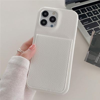 NICRX Luxury Leather Flip Wallet Card Phone Case for iPhone 14 Pro Max 11 12 13 Mini XR X XS 8 7 Plus SE Photo Slot Stand Cover,White,for iPhone 11ProMax