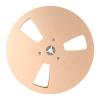 Reel to Reel Take Up Reel, 1/4 7 Inch 3 Hole Aluminum Alloy Empty Reel, Tape Takeup Reel Machine Part for TEAC Reel to Reel Tape (Gold) view 1