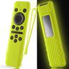 AKSHFETH Silicone Cover for 5.59 Inch Samsung BN59-01455a BN59-01432J Samsung Solar Cell Remote Control Cover 2023 8K Neo QLED HDR Smart TV Silicone Case (Glow Green) view 1