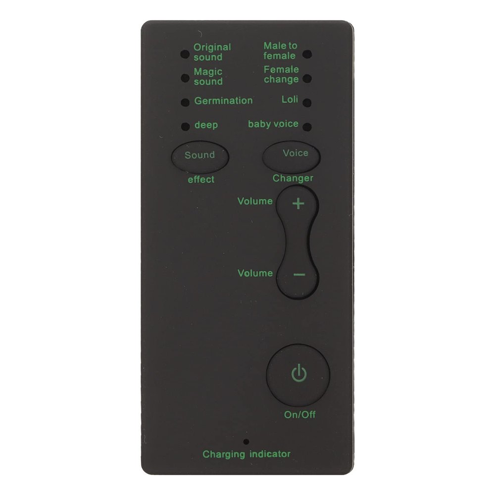 Voice Changer,Portable Multifunctional Voice Disguiser Mini Voice Changer Device with 7 Sound Effects,Handheld Microphone Voice Changer Sound Effects Machine for Phone,PC,Xbox,PS4