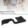 Metal Hot Shoe Thumb Up Rest Hand Grip,for Fujifilm Fuji X S10 Camera,Aluminum Alloy Thumbs Up Hand Grip for Fujifilm Fuji X S10,Camera Accessories,Black view 3