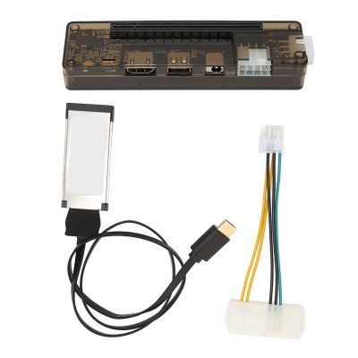 Laptop External Independent Video Card Dock, Laptop Graphics Card Dock 6Pin Express Card Interface EXP GDC Power for Server Computing
